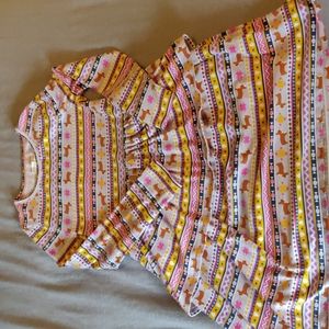 Long sleeve dress to the knee children's size 8 by Tucker Tate